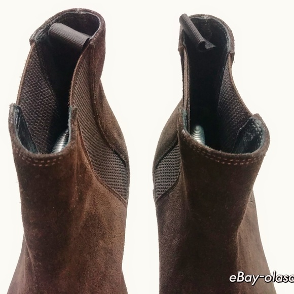 The Kooples - Men Brown Suede Chelsea Boots - SOLD - Picture 5 of 8